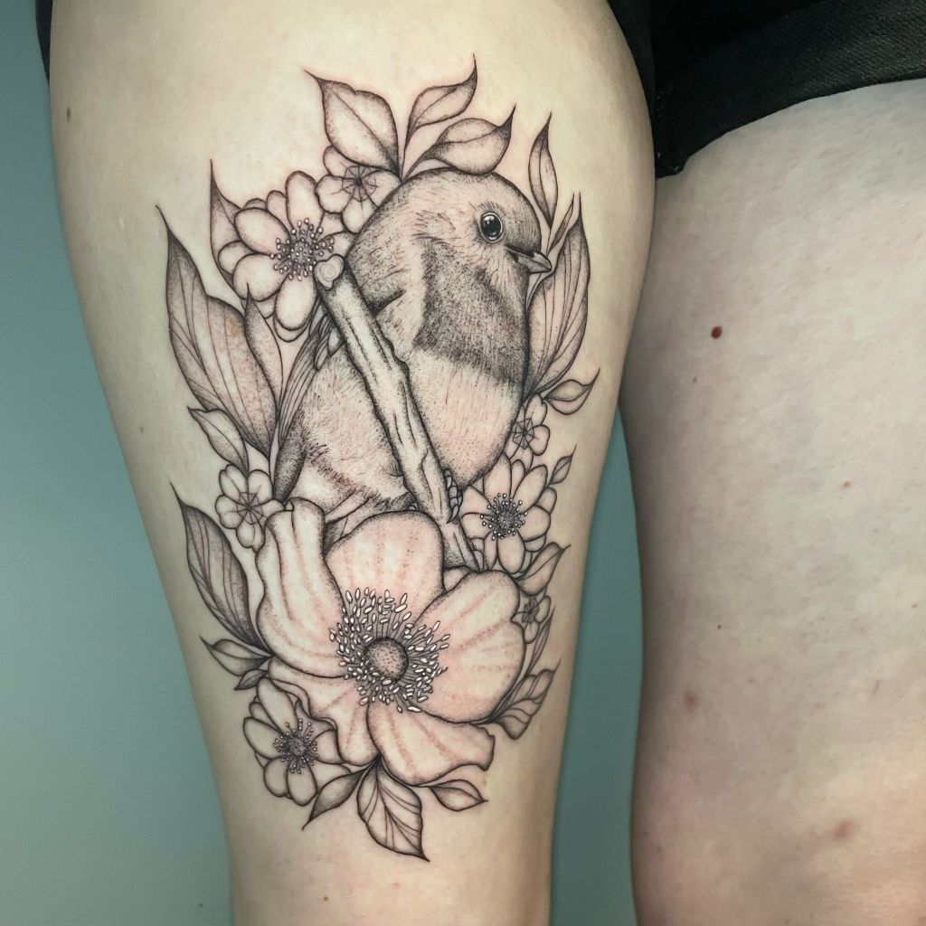 Robin Tattoo Design