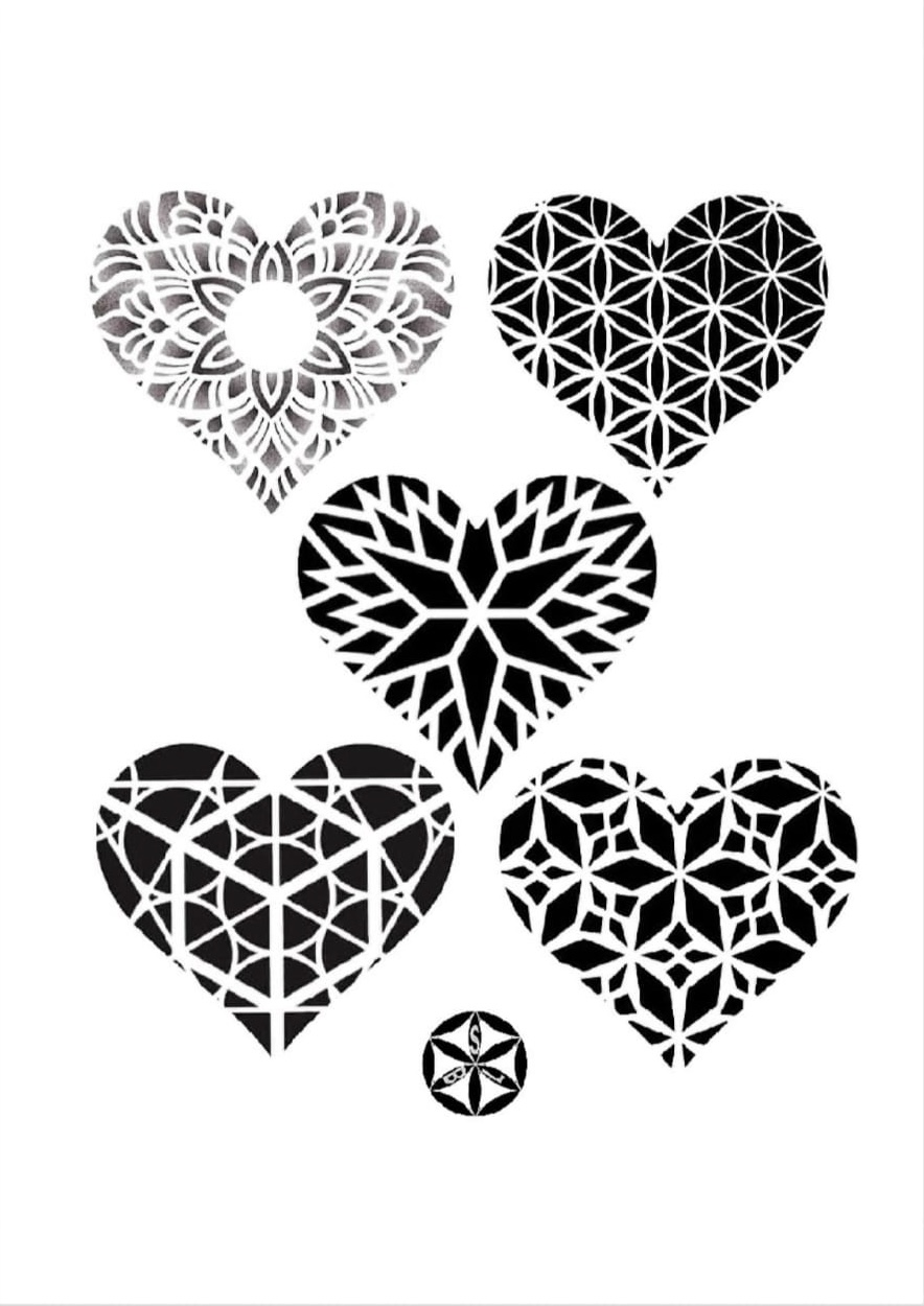 Mandala Heart Tattoo Designs