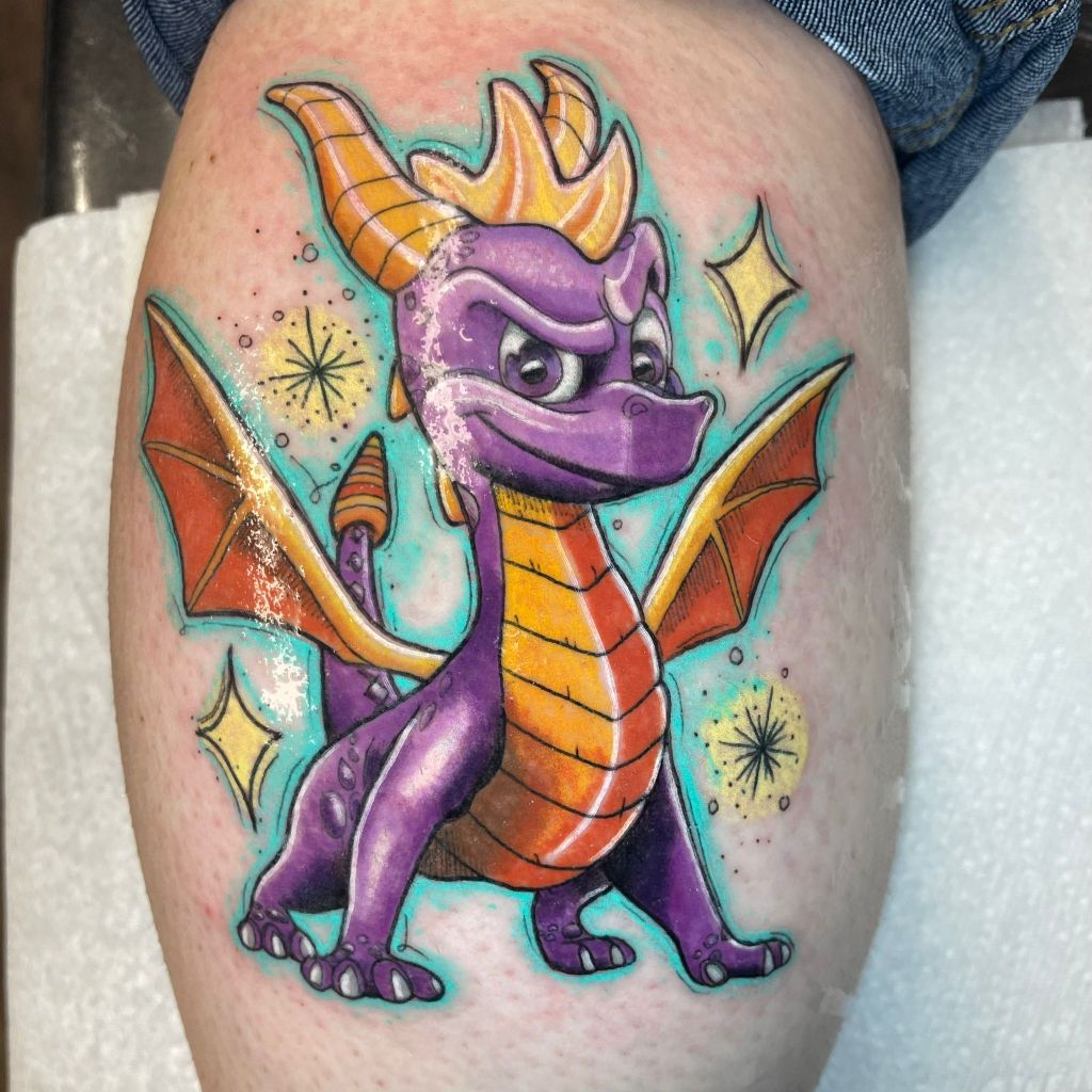 Spyron The Dragon Tattoo Design