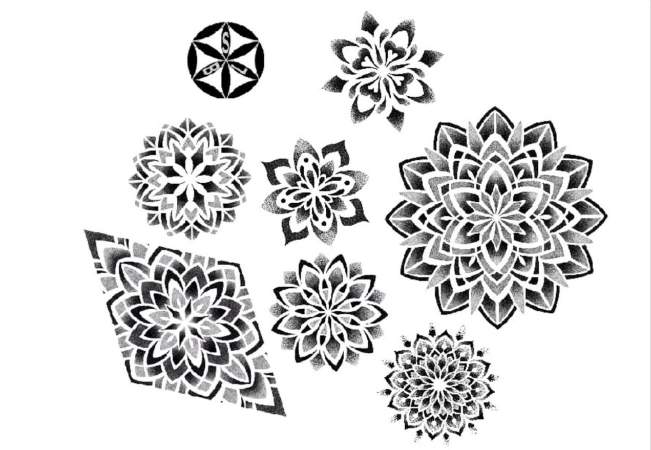 Mandala tattoo Collection 4