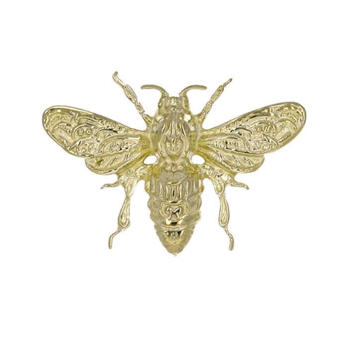 Anatometal 18kt gold bee