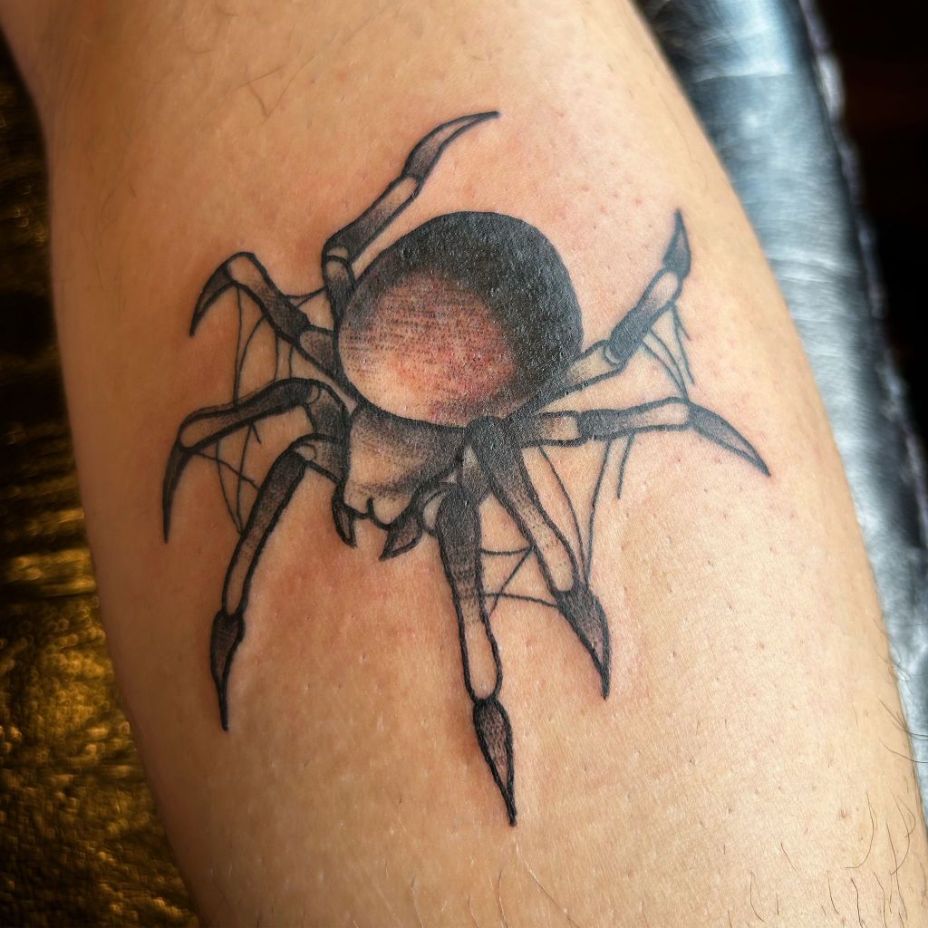 Traditional Spider Tattoo