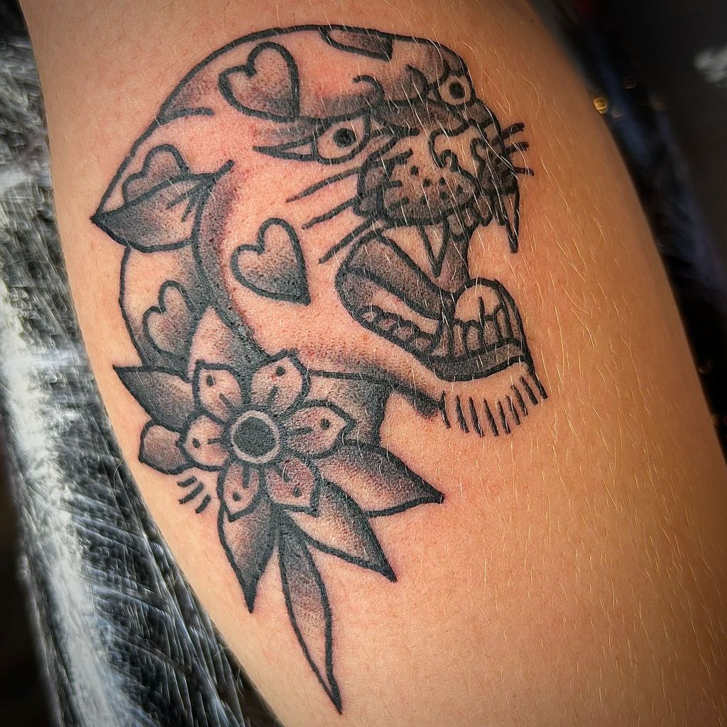 Panther Head Tattoo