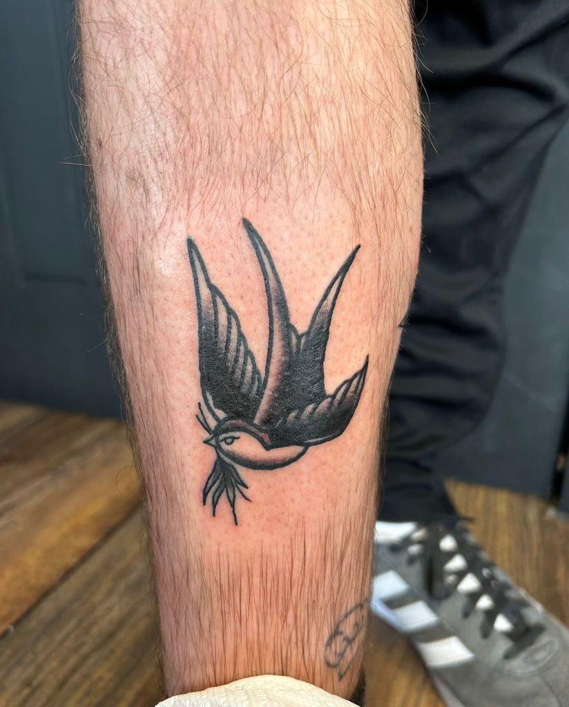 Traditional Swallow Tattoo