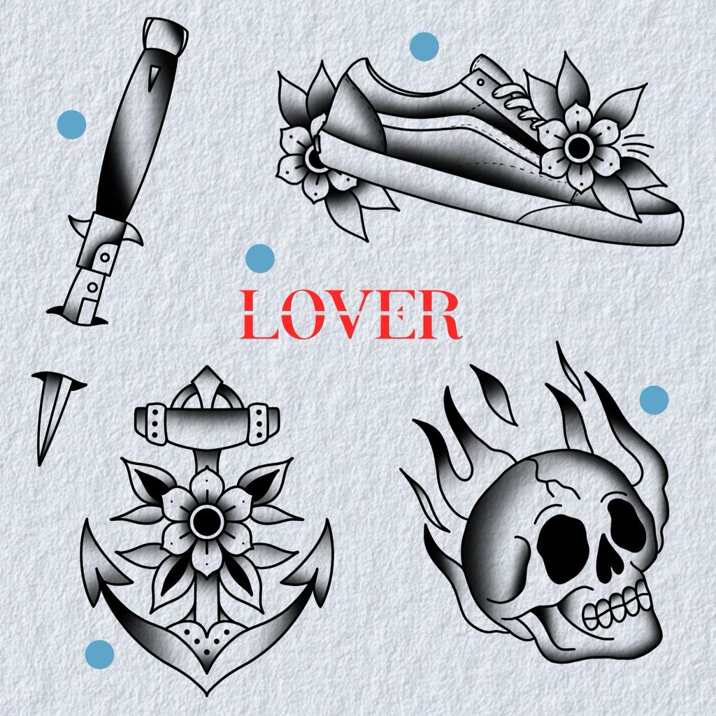 Tattoo Flash Sheet 7 by Chloe