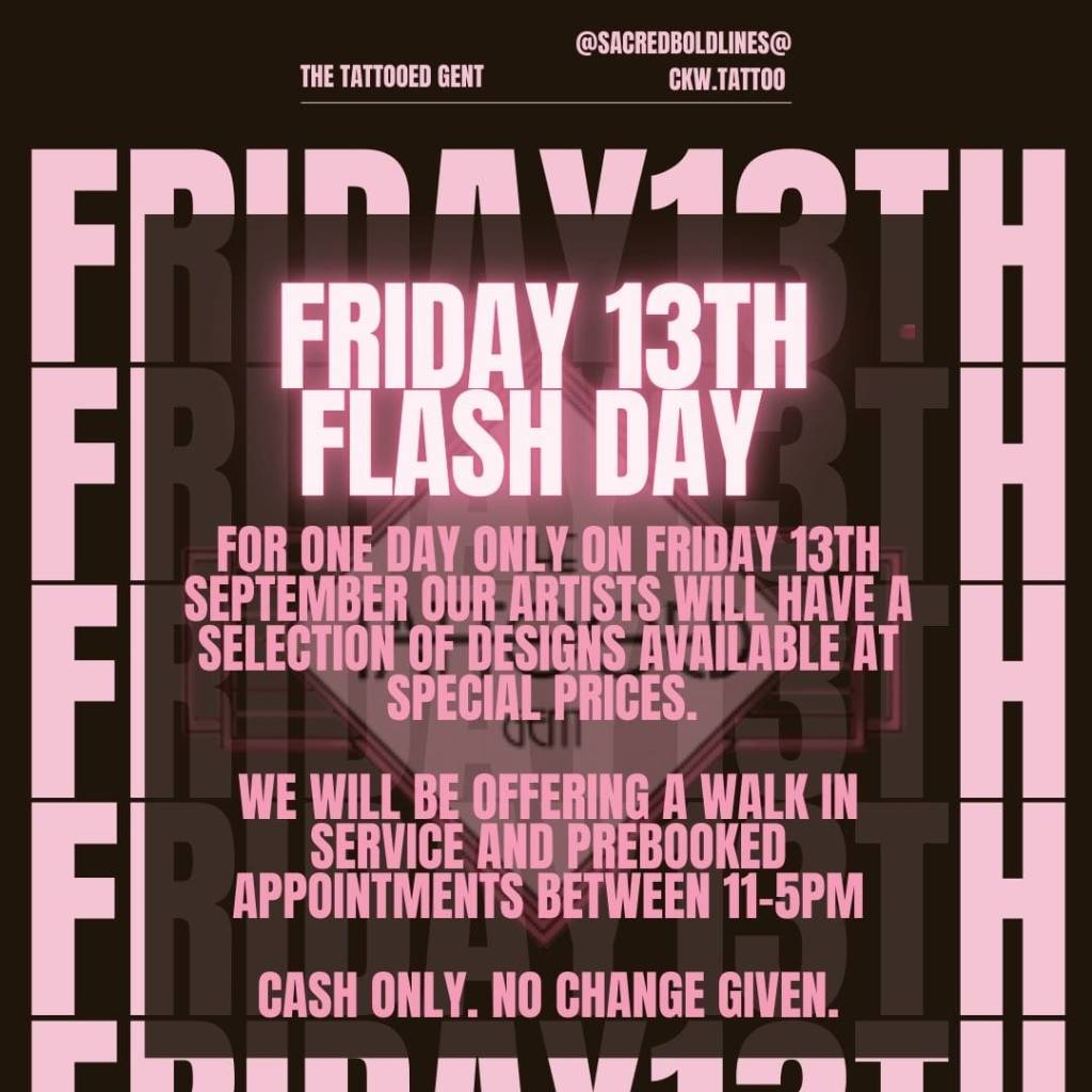 Friday 13th Flash day